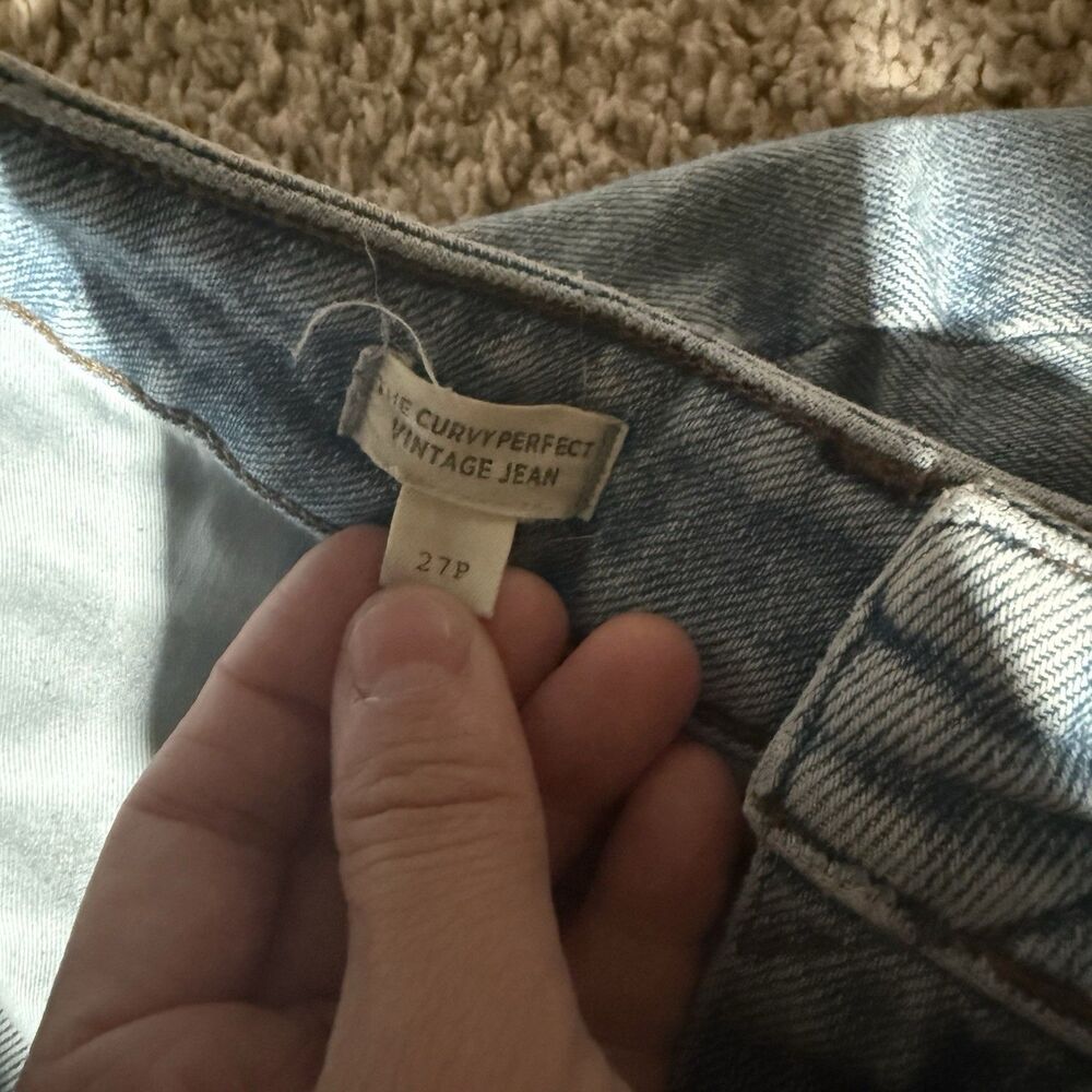 Madewell Women’s The Curvy Perfect Vintage Jean Shorts Denim Y2K Summer Sz 27P - Picture 4 of 8